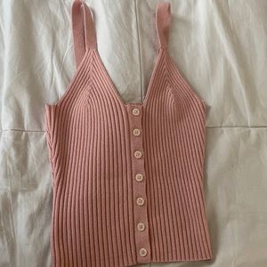pink aerie tank